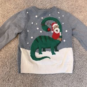 H&M Santa on Dino Sweater